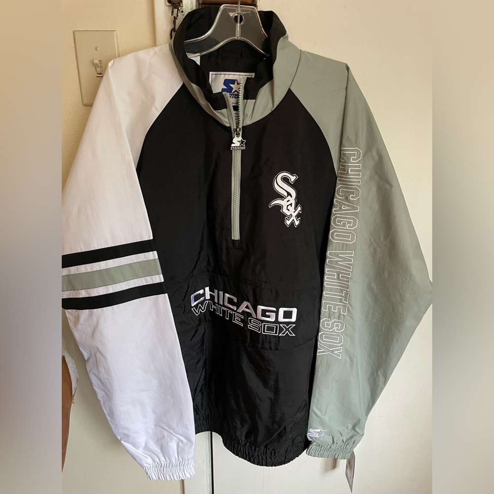 Chicago White Sox Starter men’s MLB 1/4 zip storm jacket XL